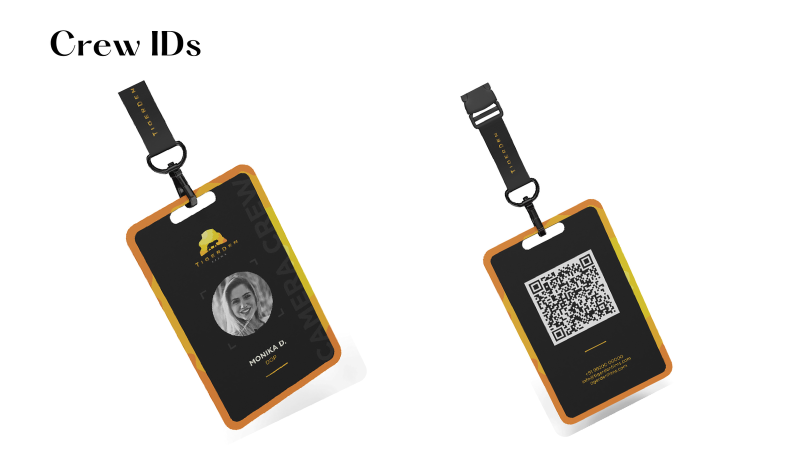 Tigerden Films crew ID applications